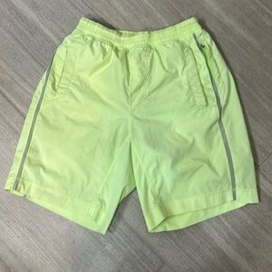 Lululemon Men’s Lime Green Reflective lined Running Shorts